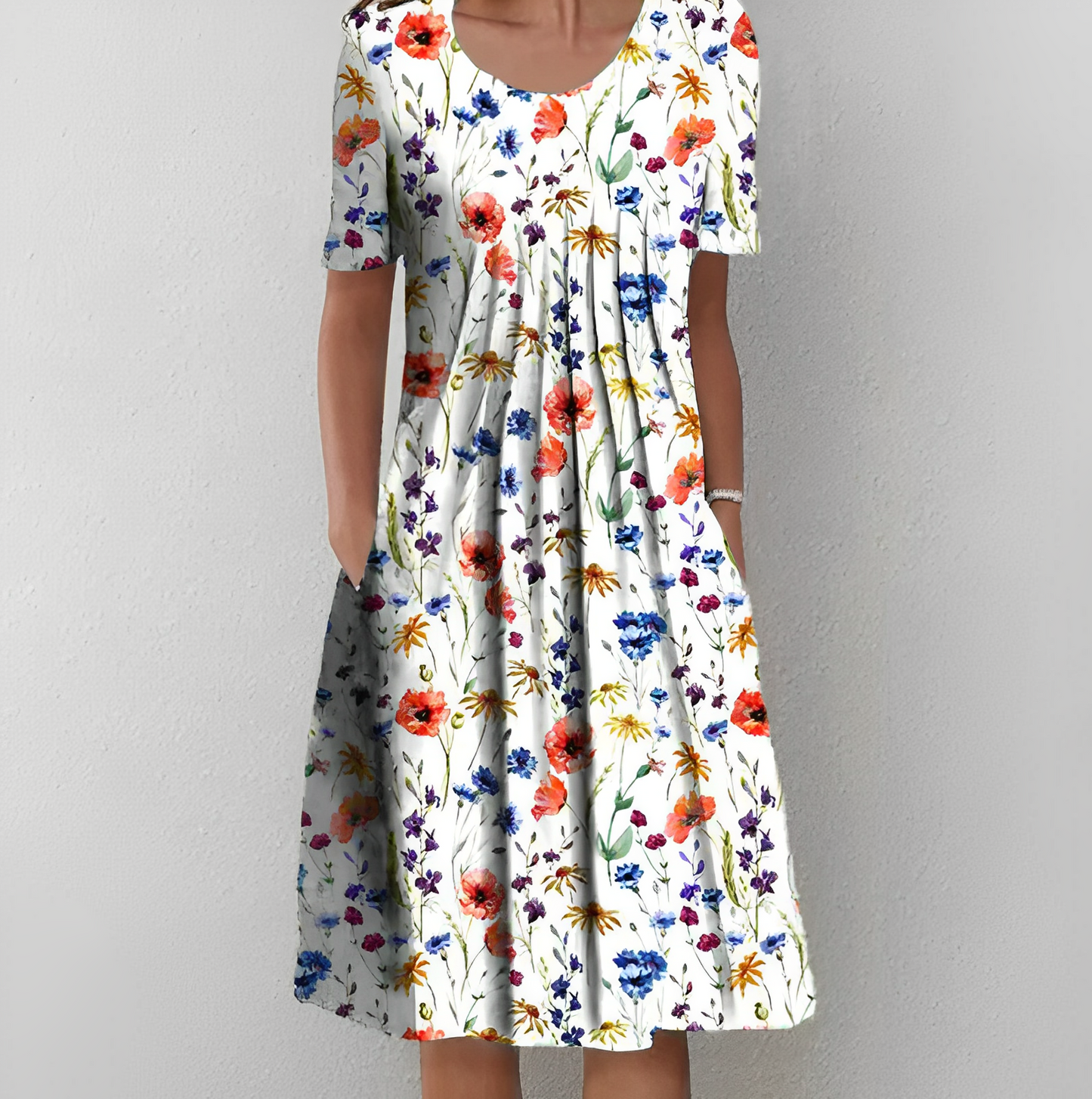 Jasmin – Designtes Sommer-Midikleid
