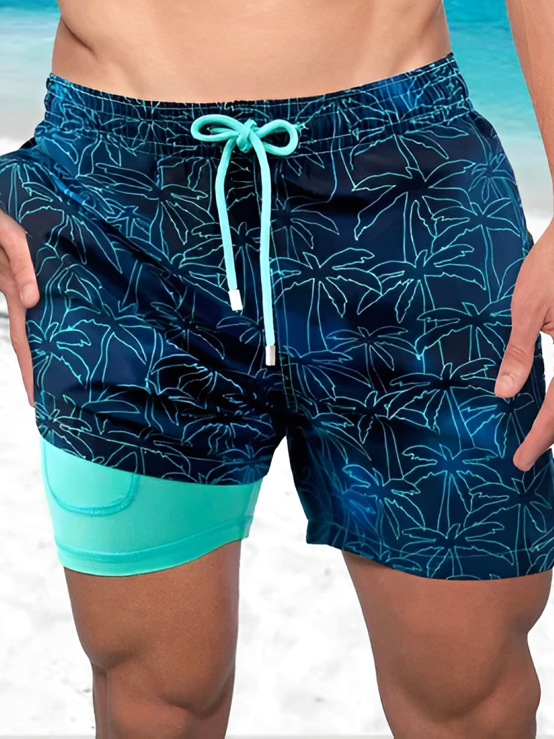 Noah – Schnell trocknende Kompressions-Badeshorts