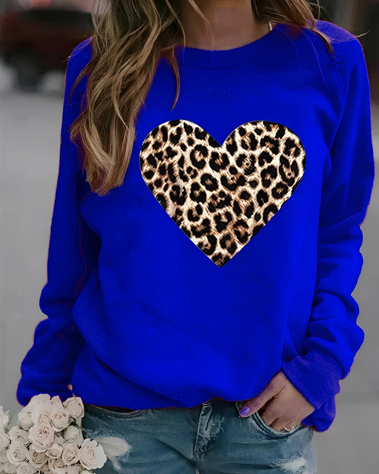 Daniella - Bequemer Damenpullover mit Herzdesign