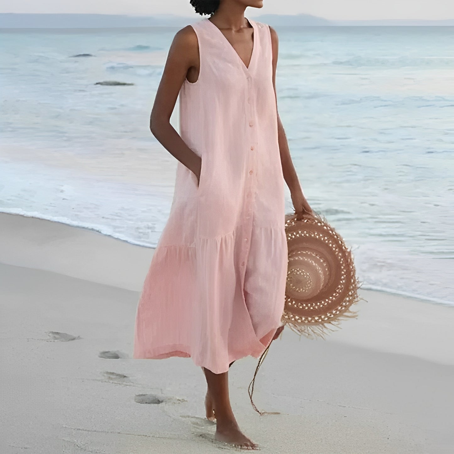 Jana – Sommerkleid mit Knopfleiste