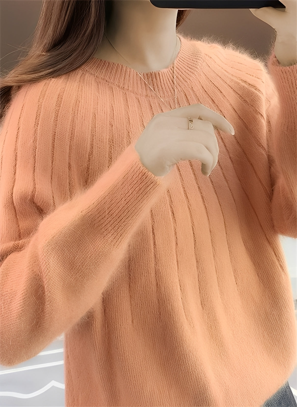 Rorie - Bunter Damen-Kaschmirpullover