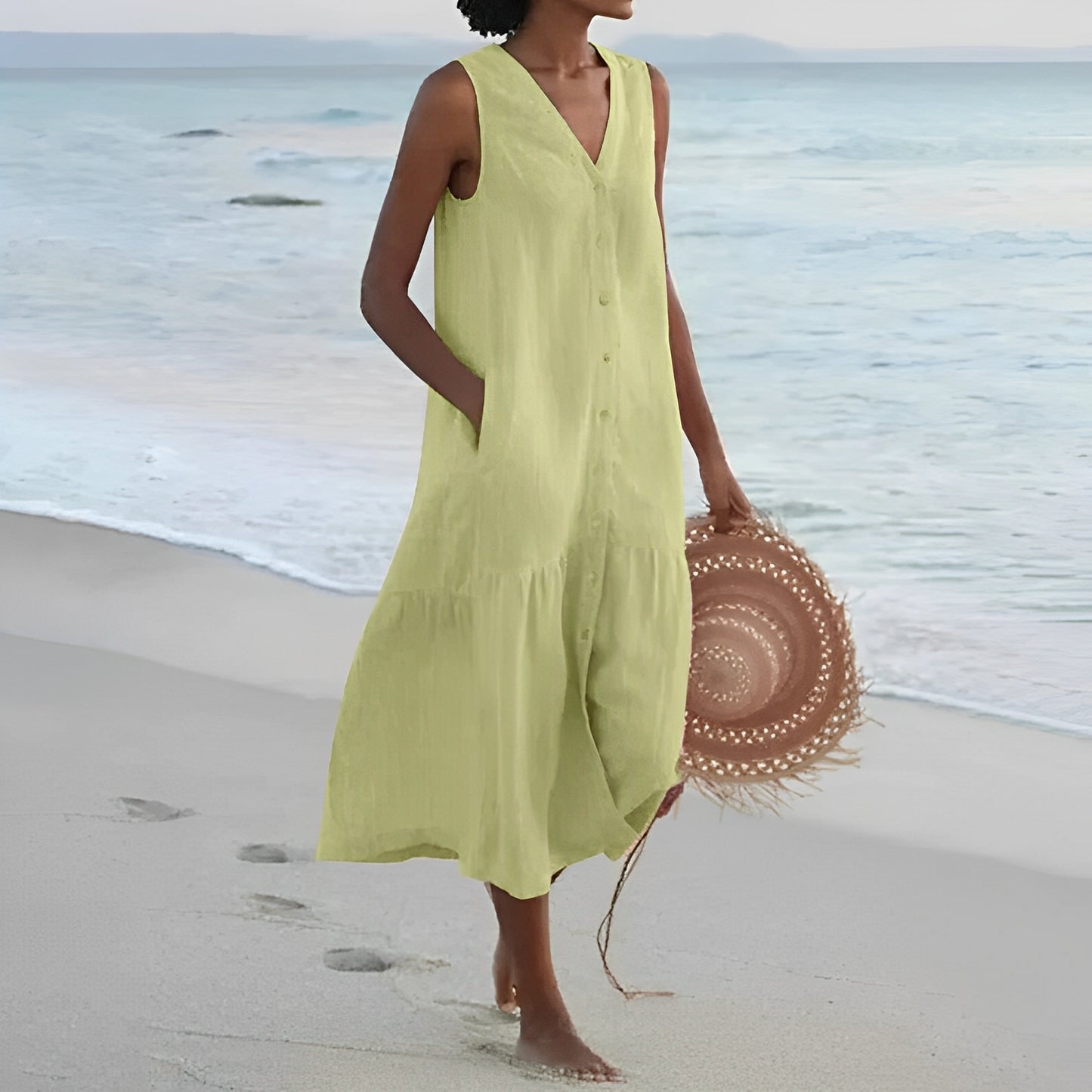 Jana – Sommerkleid mit Knopfleiste