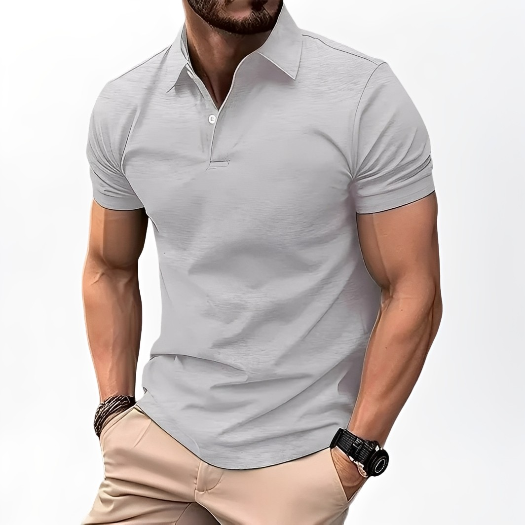 Deacon - Bequemes Männer-Poloshirt mit kurzen Ärmeln