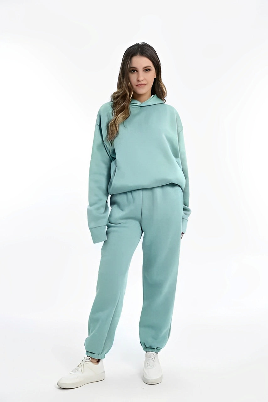 Nora – Damen Kapuzenpullover und Jogginghosen Set