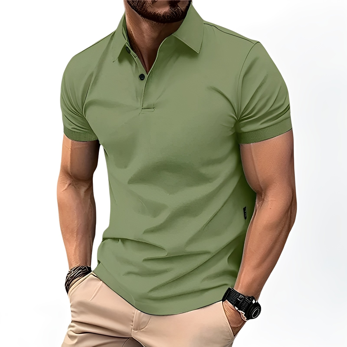 Deacon - Bequemes Männer-Poloshirt mit kurzen Ärmeln