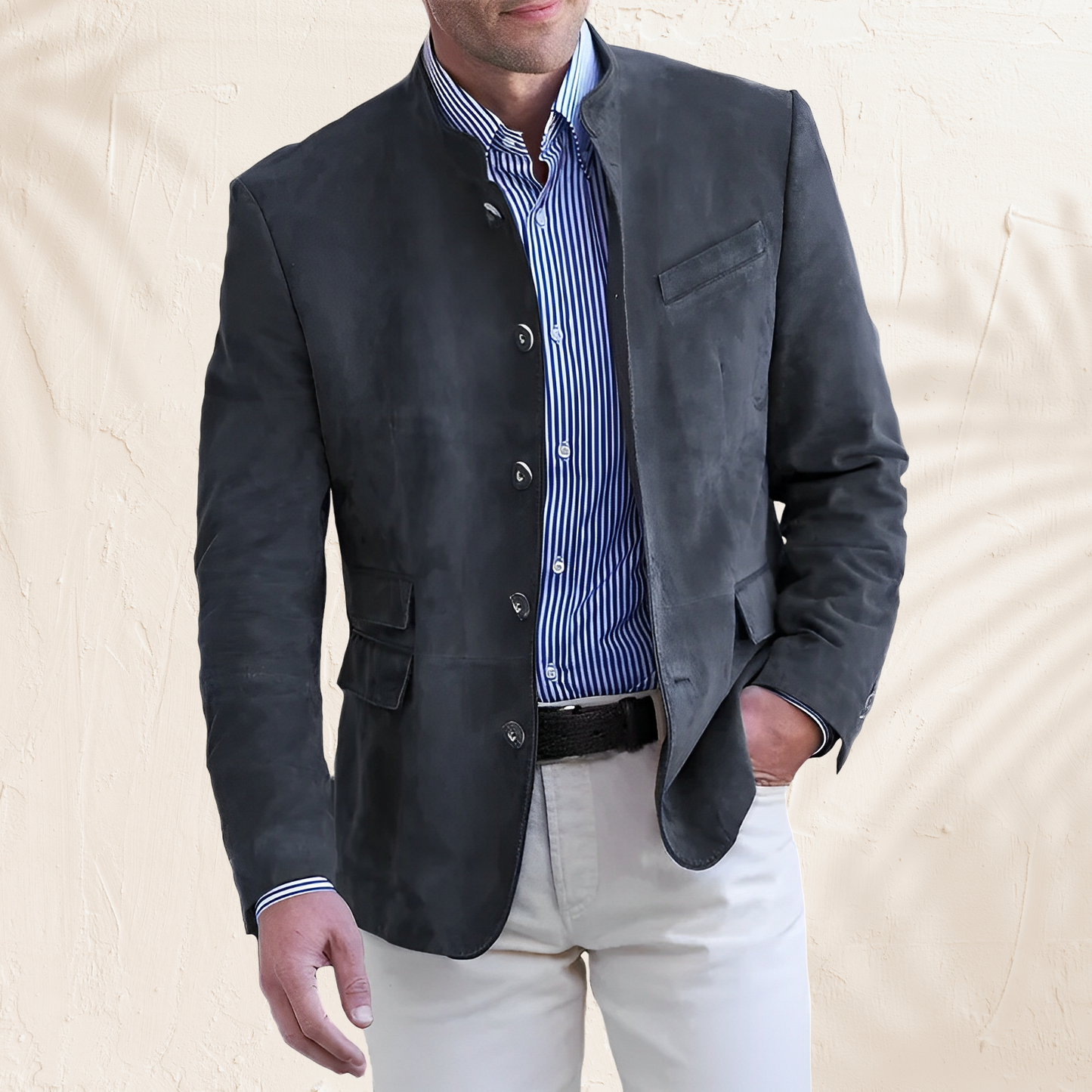 Philip – Herbstjacke mit Knopfleiste für Herren