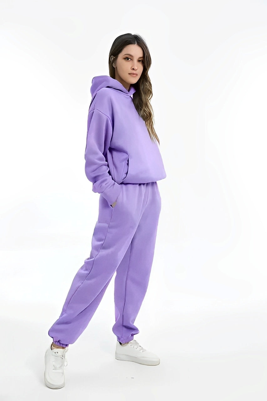Nora – Damen Kapuzenpullover und Jogginghosen Set