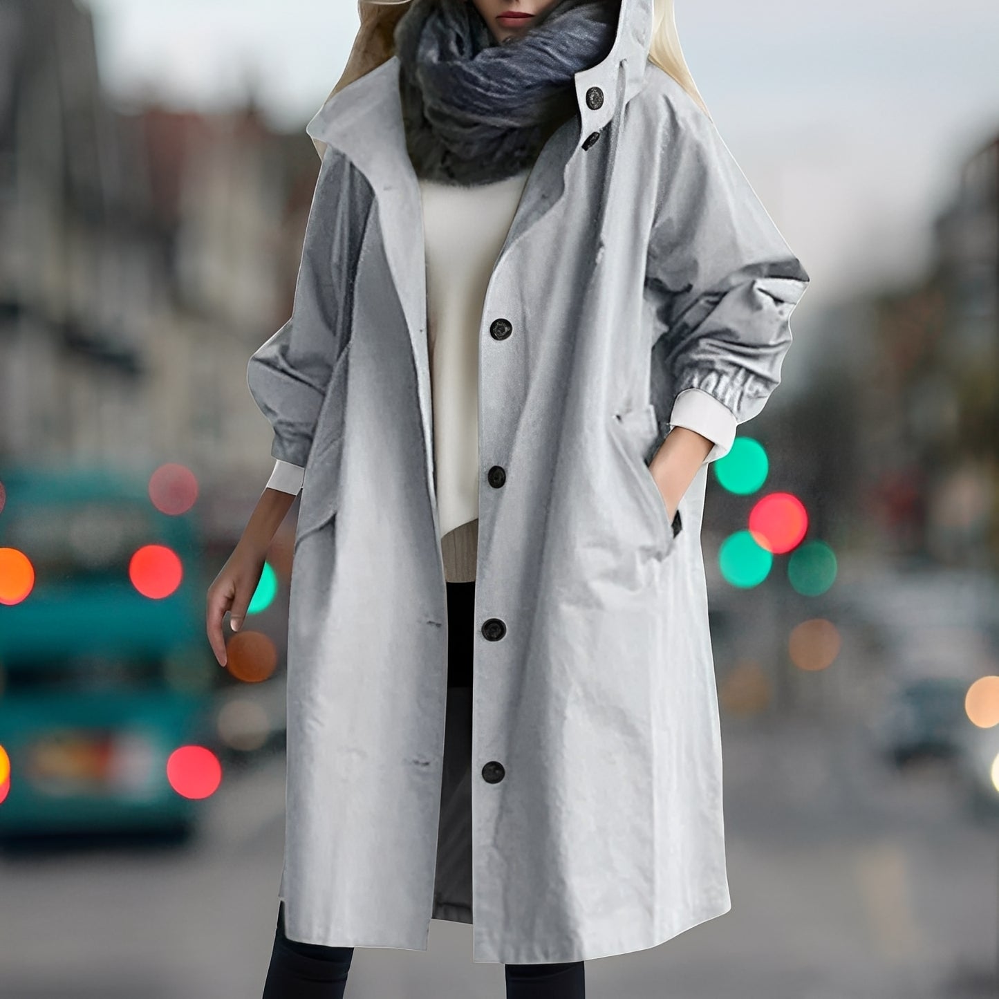 Shavonne - Eleganter wasserdichter Damen-Trenchcoat
