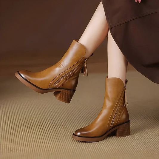 Destini - Schicke Lederstiefeletten für Damen