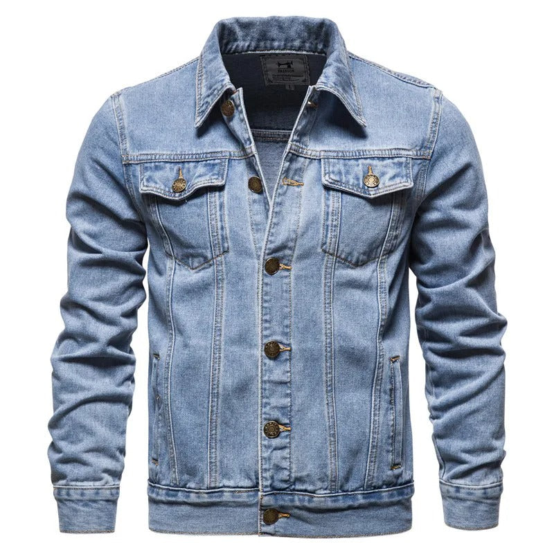 Winton - Traditionelle Herren-Jeans-Truckerjacke