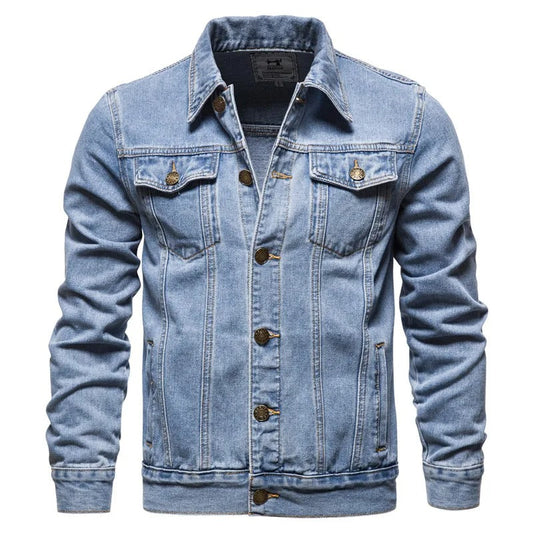 Winton - Traditionelle Herren-Jeans-Truckerjacke