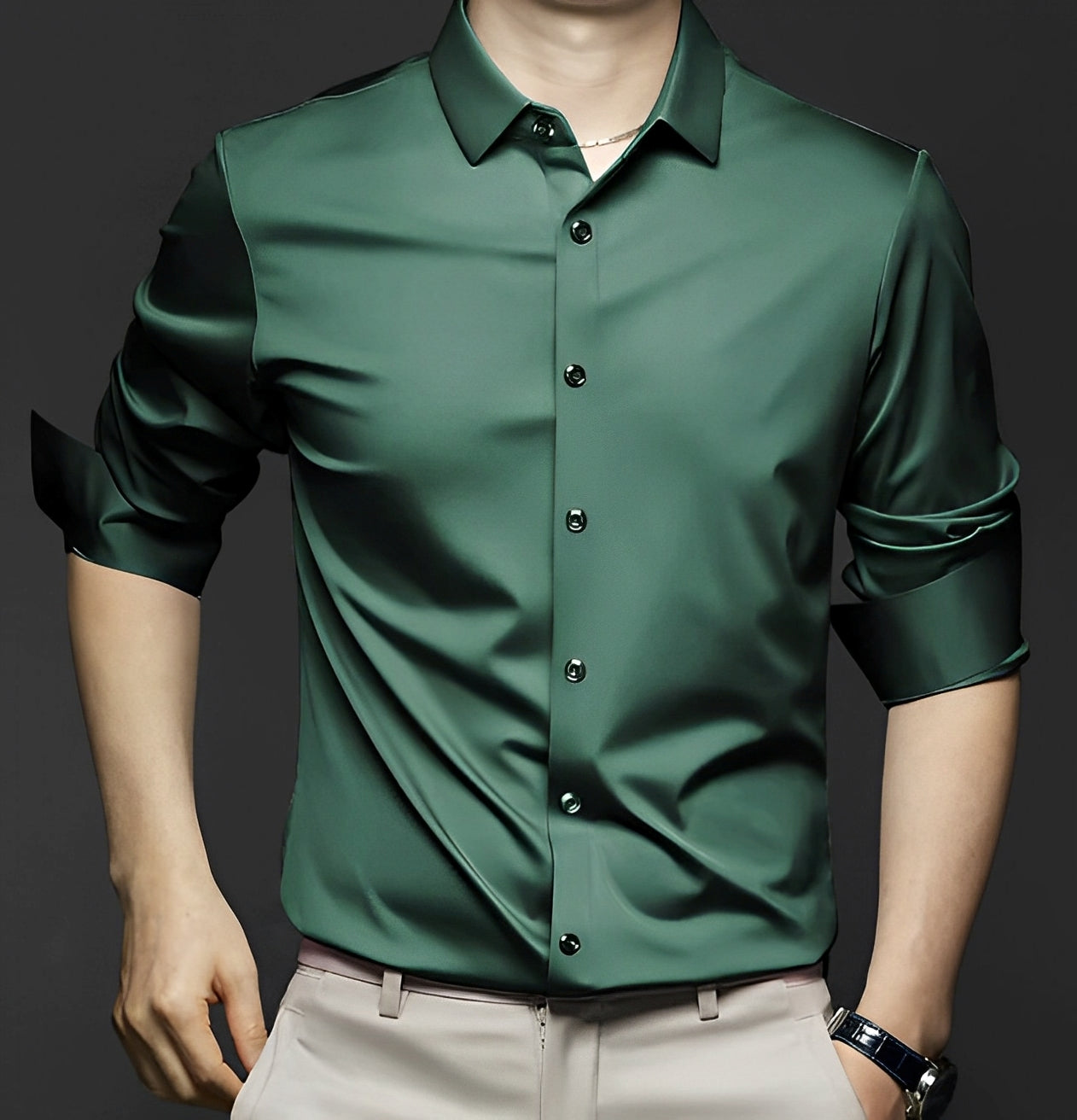 Ryan – Knitterfreies Hemd mit Stil für Herren