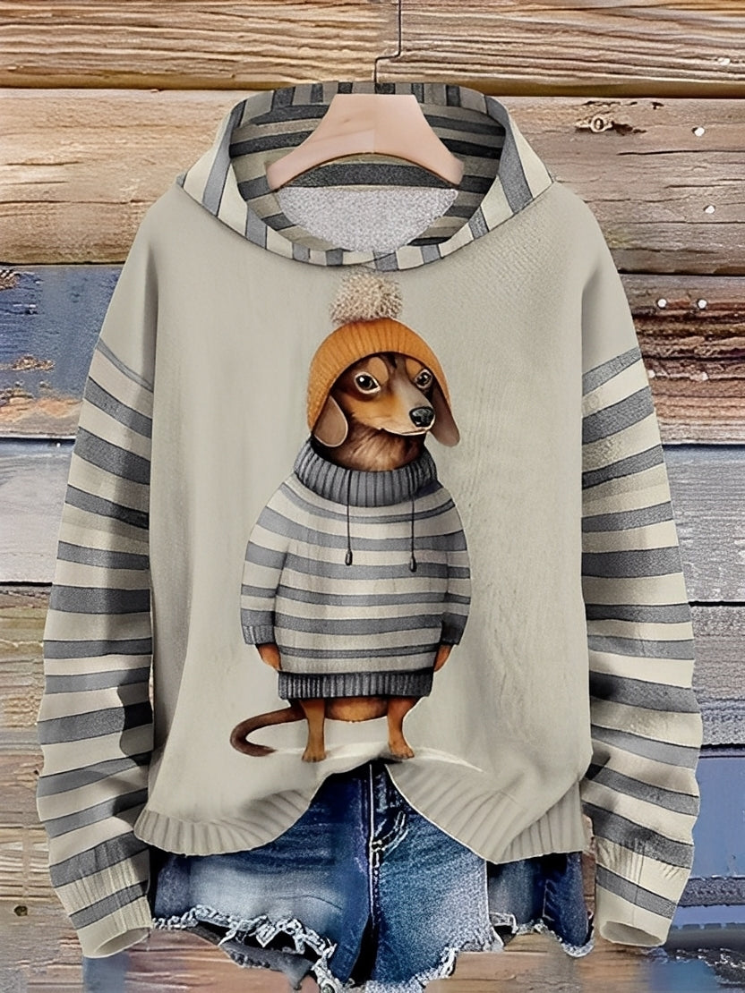 Geffrey - Bequemer Hoodie für Herren mit Print