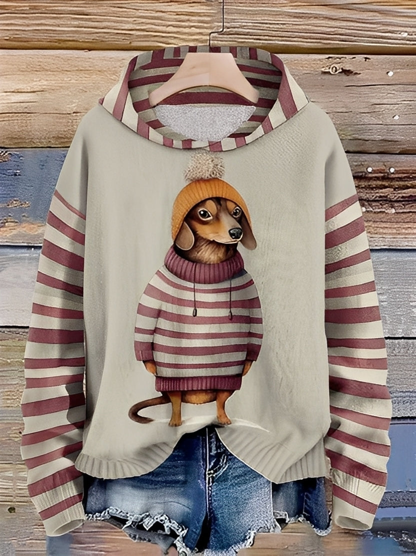 Geffrey - Bequemer Hoodie für Herren mit Print