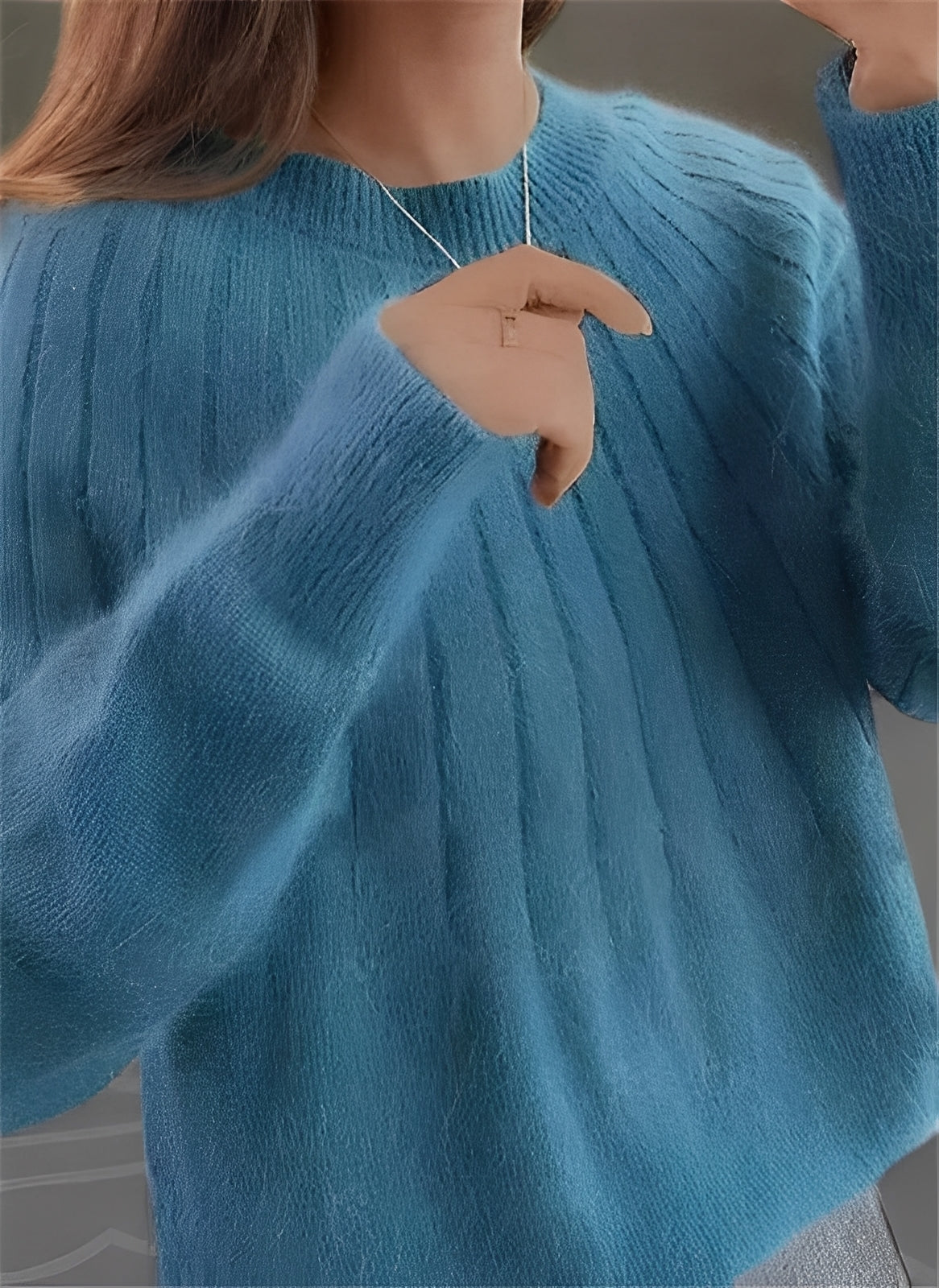 Rorie - Bunter Damen-Kaschmirpullover