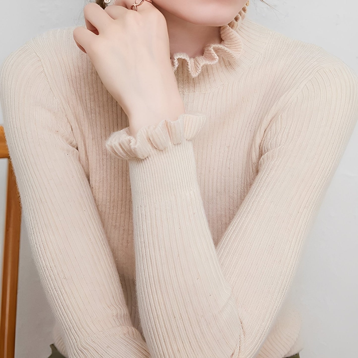 Keitha - Eng sitzender Damenpullover aus Kaschmir