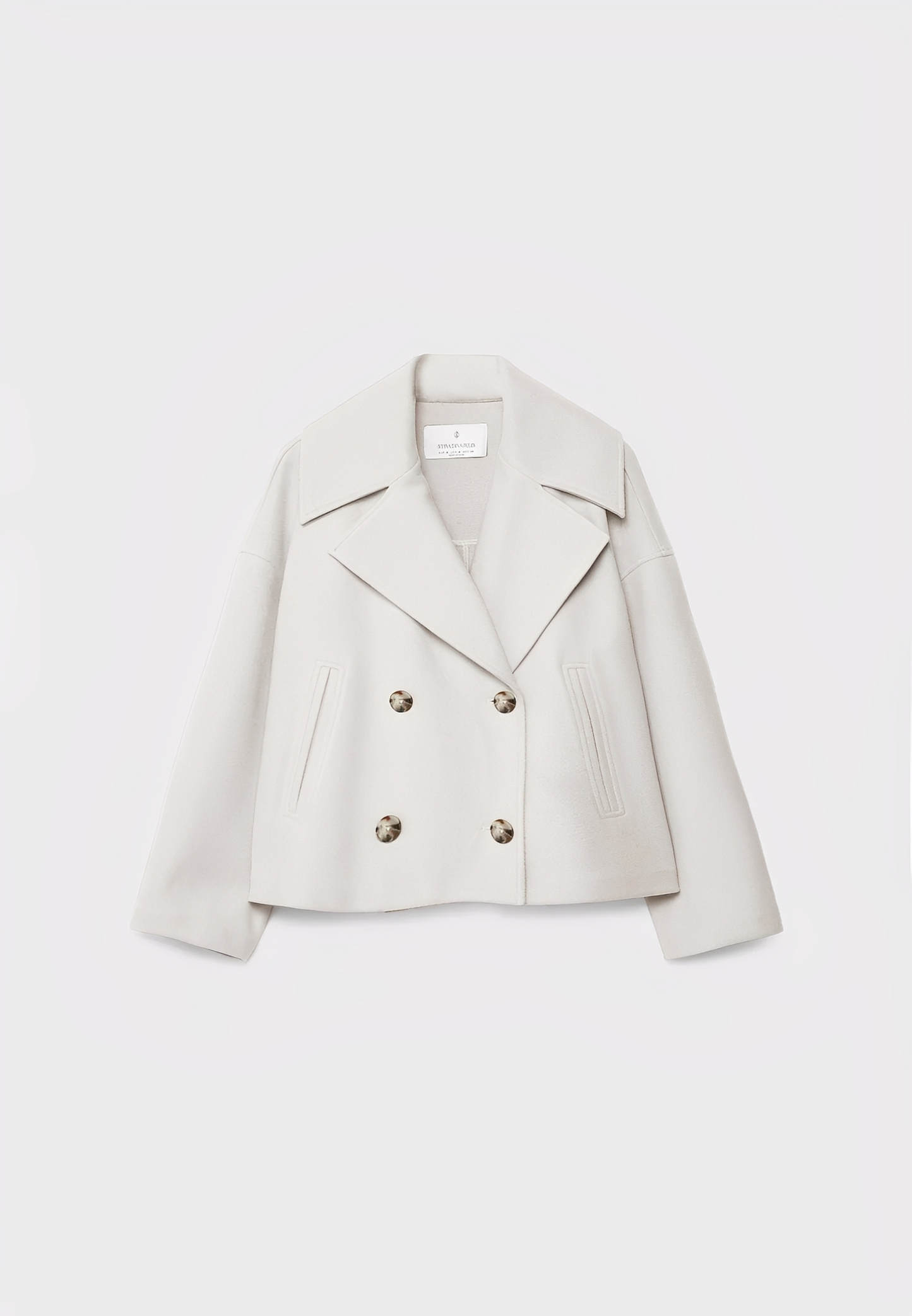 Claire – Kurze Schicke Zweireihige Jacke
