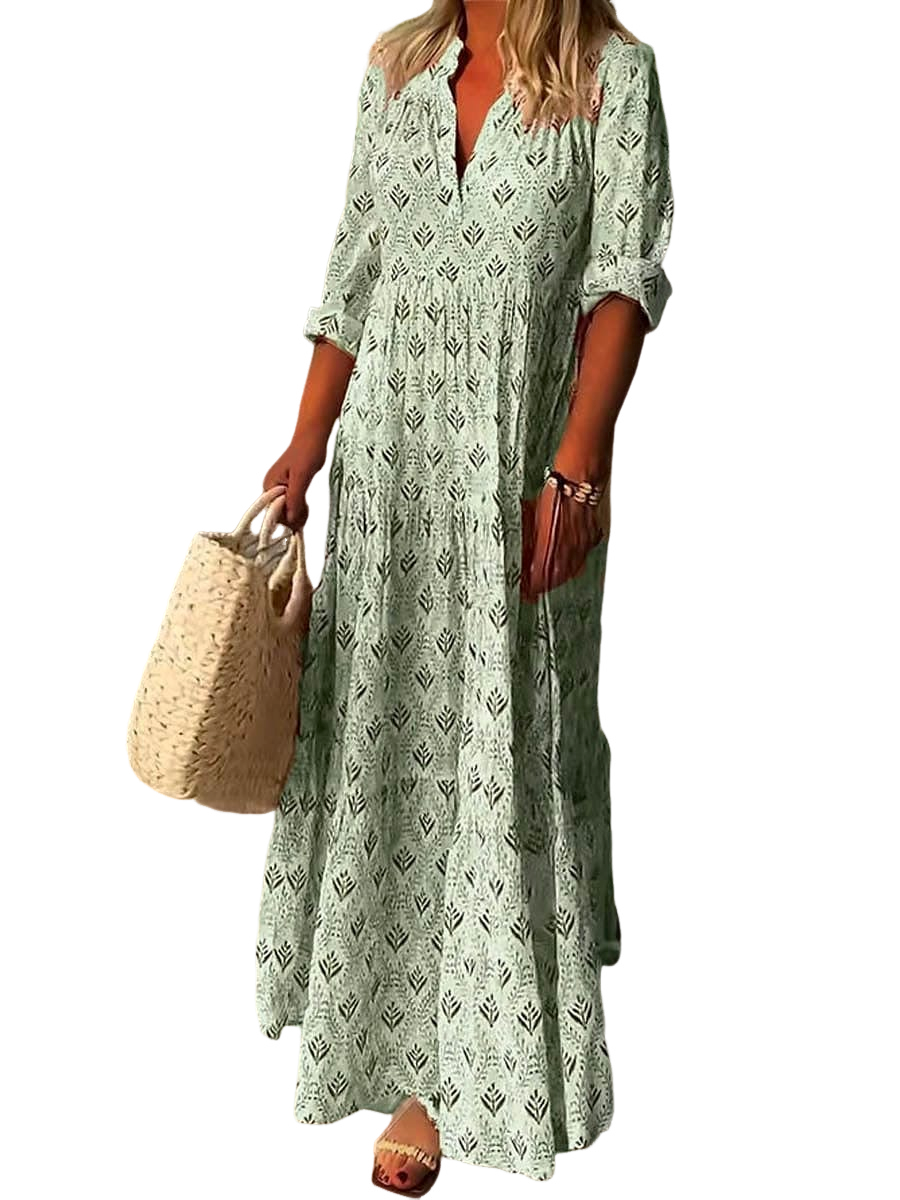 Birgitta – Elegantes Maxikleid mit stilvollem Schnitt