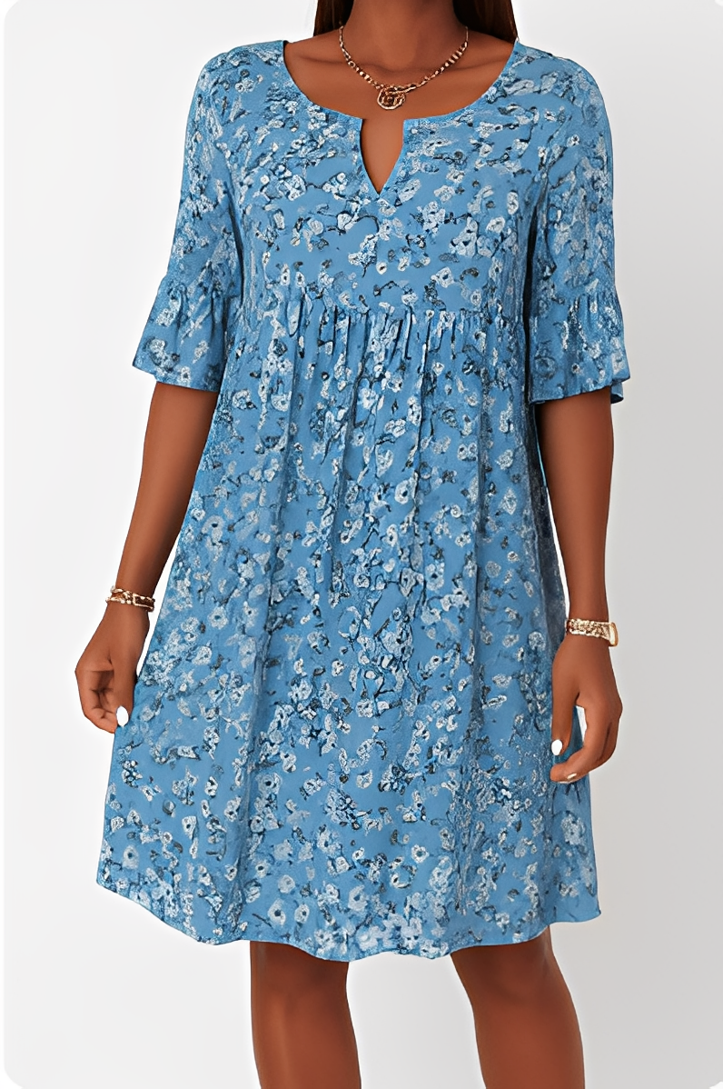 Annalena – Geblümtes Kleid im femininen Stil