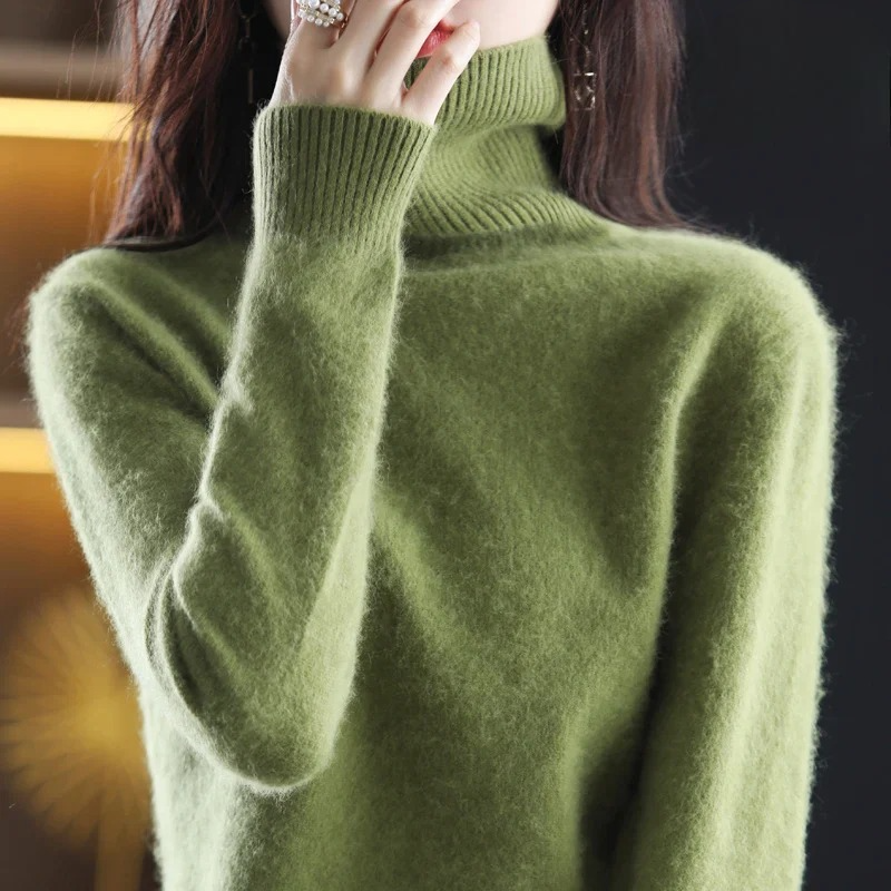 Letizia – Stilvoller Pullover mit hohem Kragen