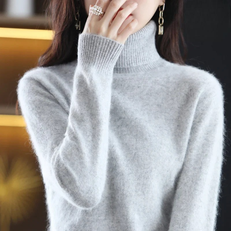 Letizia – Stilvoller Pullover mit hohem Kragen