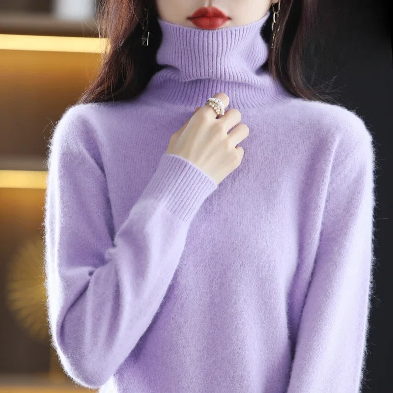 Letizia – Stilvoller Pullover mit hohem Kragen