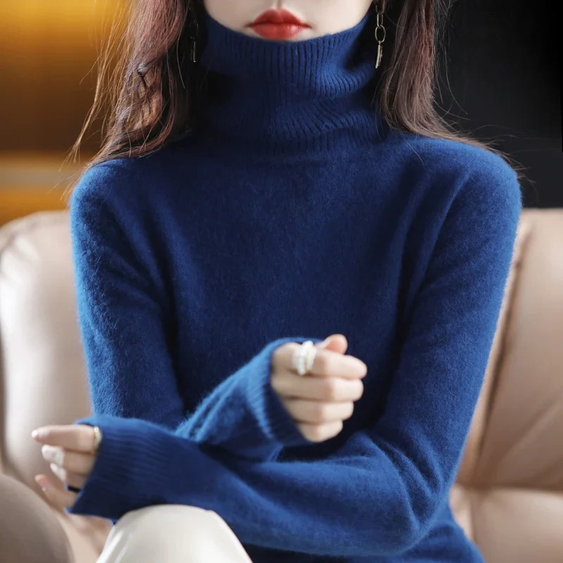 Letizia – Stilvoller Pullover mit hohem Kragen