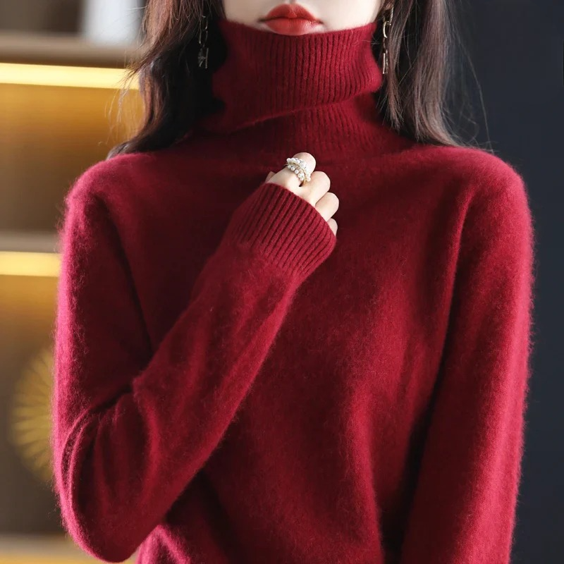 Letizia – Stilvoller Pullover mit hohem Kragen