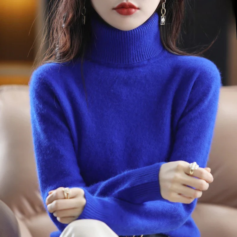 Letizia – Stilvoller Pullover mit hohem Kragen