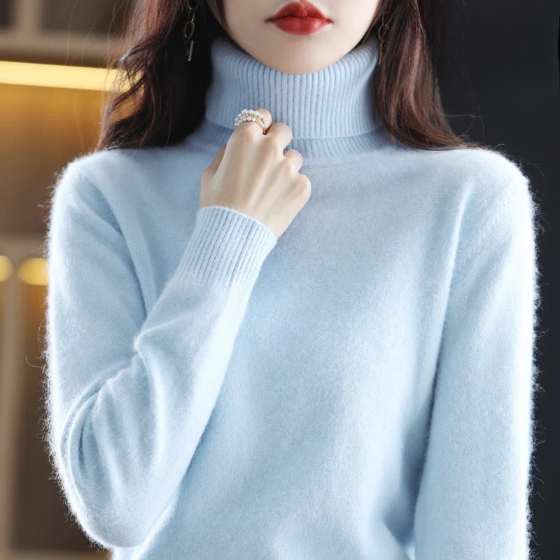 Letizia – Stilvoller Pullover mit hohem Kragen