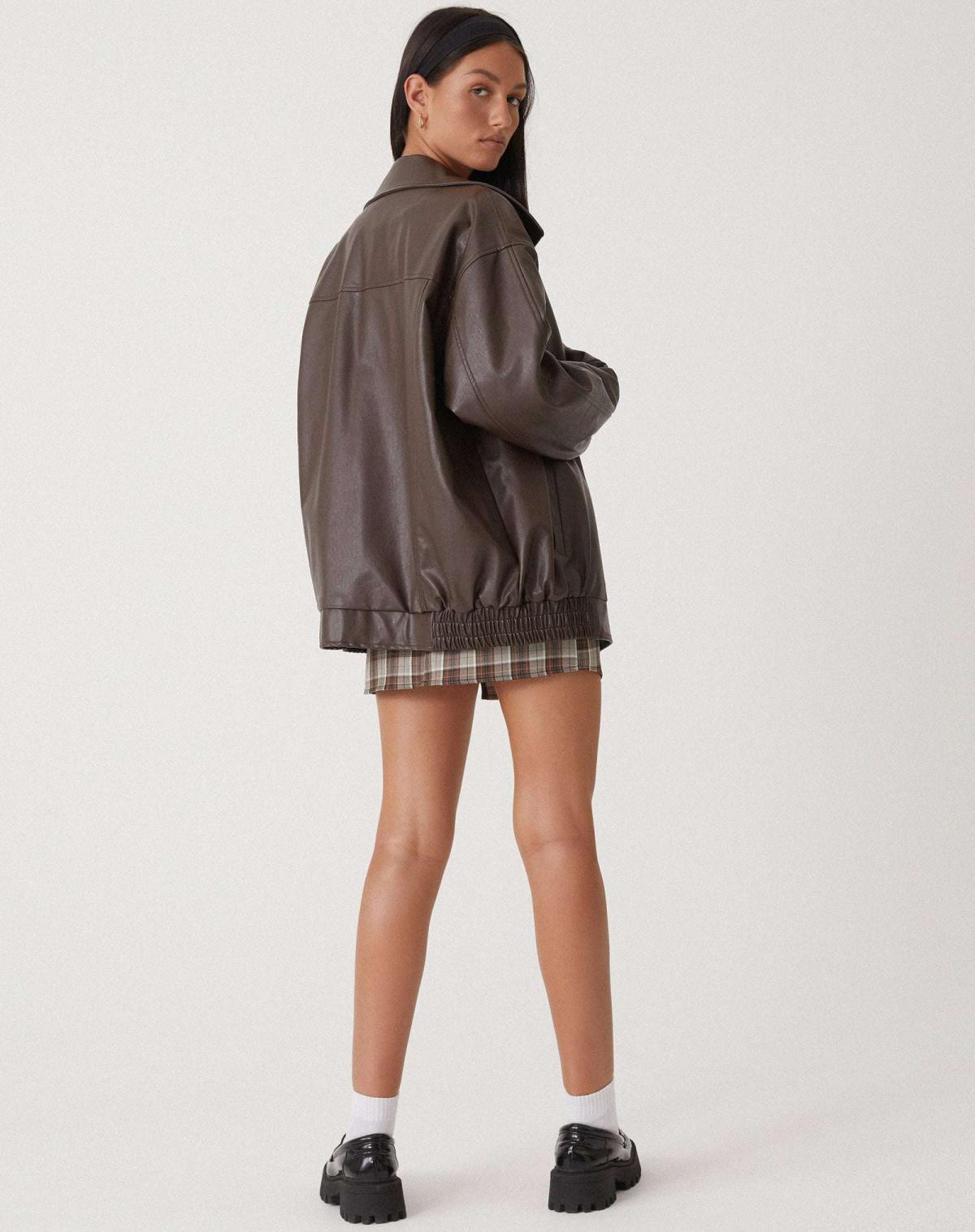 Anouk – Weite Damenlederjacke