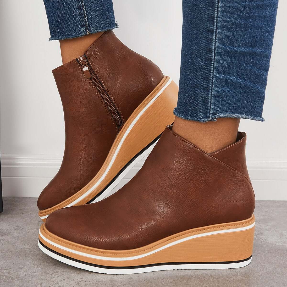 Nikkole - Bequeme Damen-Lederstiefel