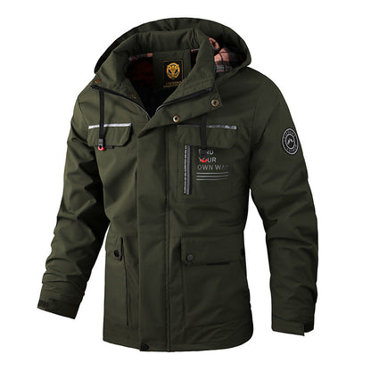 Gabriel - Wasserdichte Herren-Winterjacke mit Kapuze