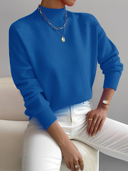 Roxana - Stilvoller Damenpullover mit Stehkragen