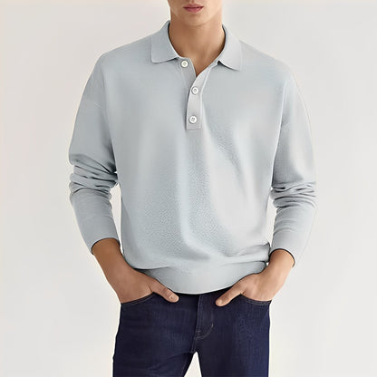Zavier - Bequemes langes Herren-Poloshirt