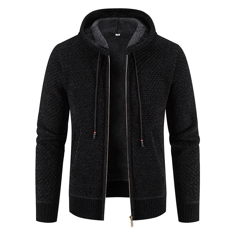 Roswell - Stylischer Herren-Cardigan mit Kapuze