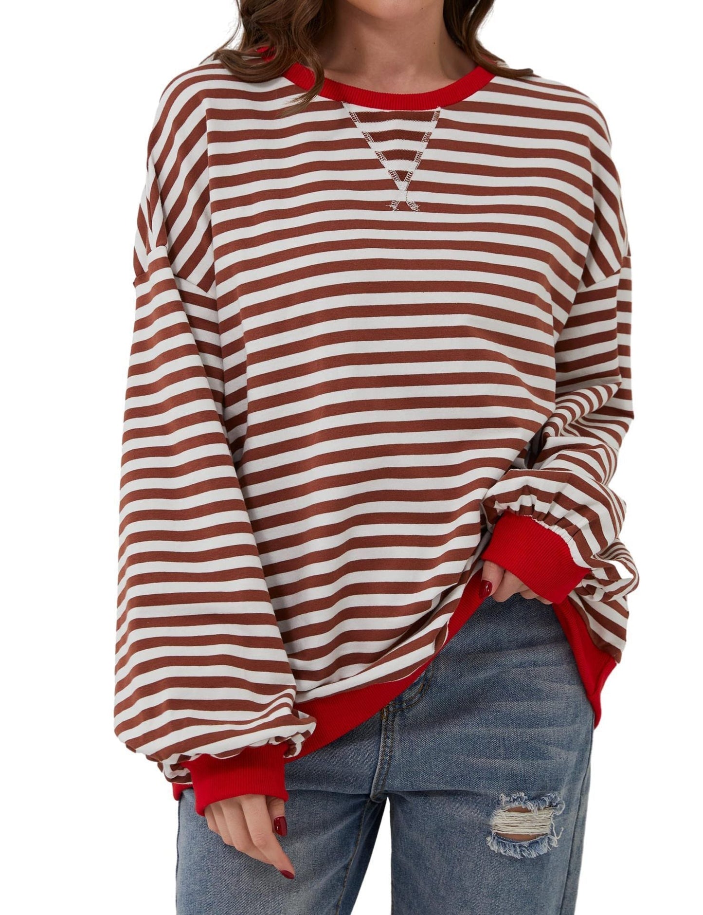 Cordelia - Eleganter, legerer Streifenpullover für Damen