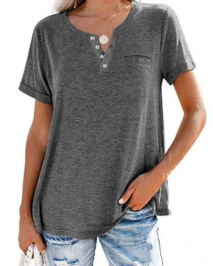 Élodie – Damen T-Shirt mit kurzen Ärmeln