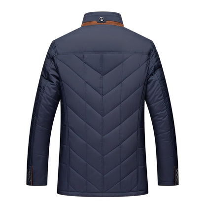 Rodney – Modische, gepolsterte Herrenjacke mit Knöpfen
