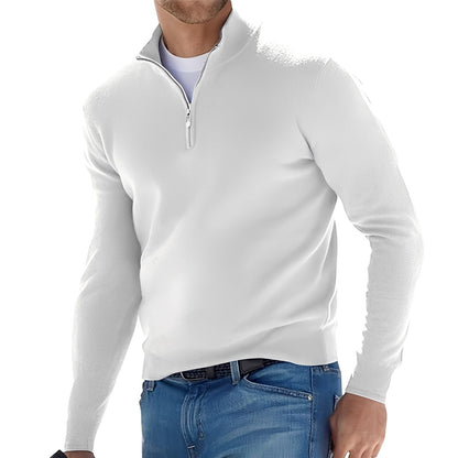 Fredric - Kuscheliger Herrenpullover mit Zipper