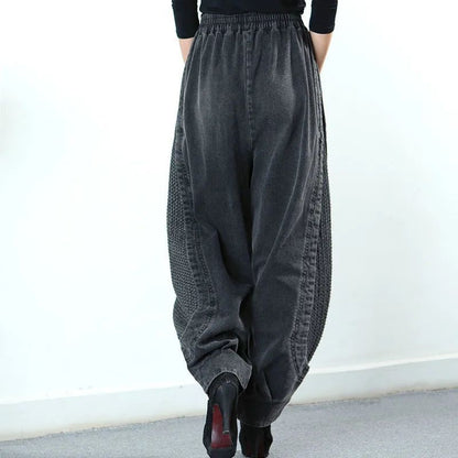 Tawnee - Bequeme, weit geschnittene Patchwork-Haremshorts für Damen