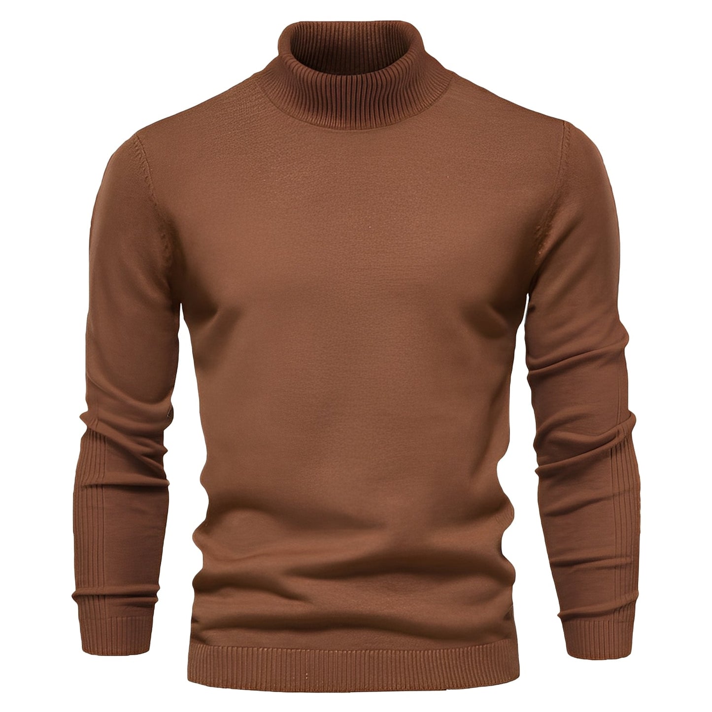 Evans - Leichter, schmal geschnittener Herren-Rollkragenpullover
