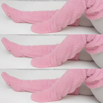 Camellia - Warme, kniehohe Wintersocken für Frauen