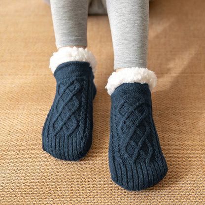 Raquel - Komfortable und rutschfeste Damenplüschsocken für die Winterzeit