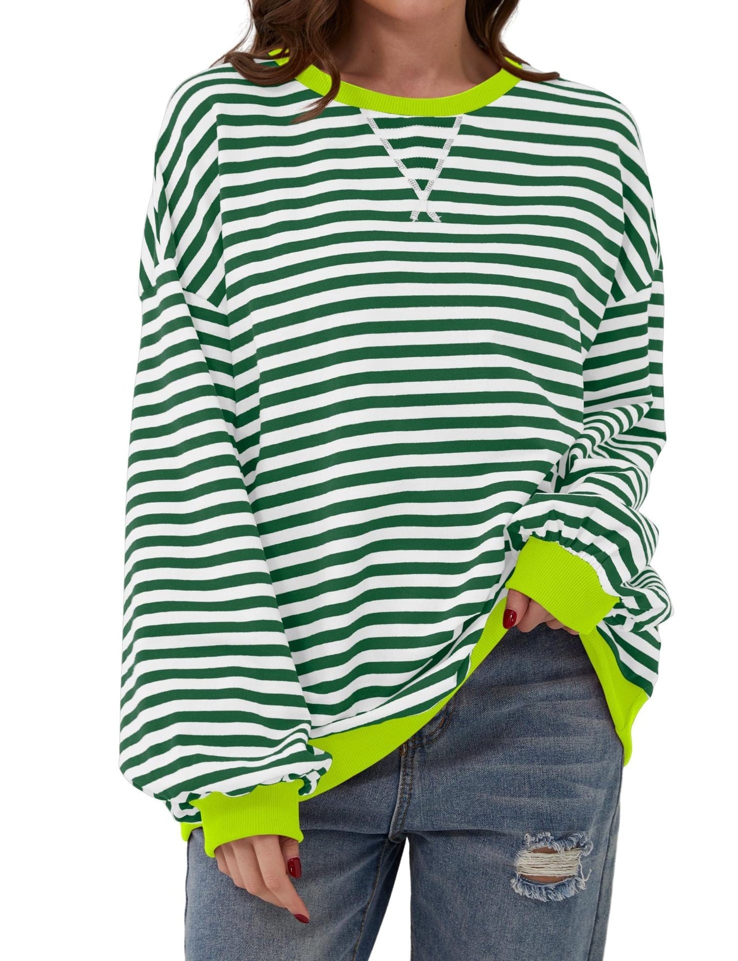 Cordelia - Eleganter, legerer Streifenpullover für Damen