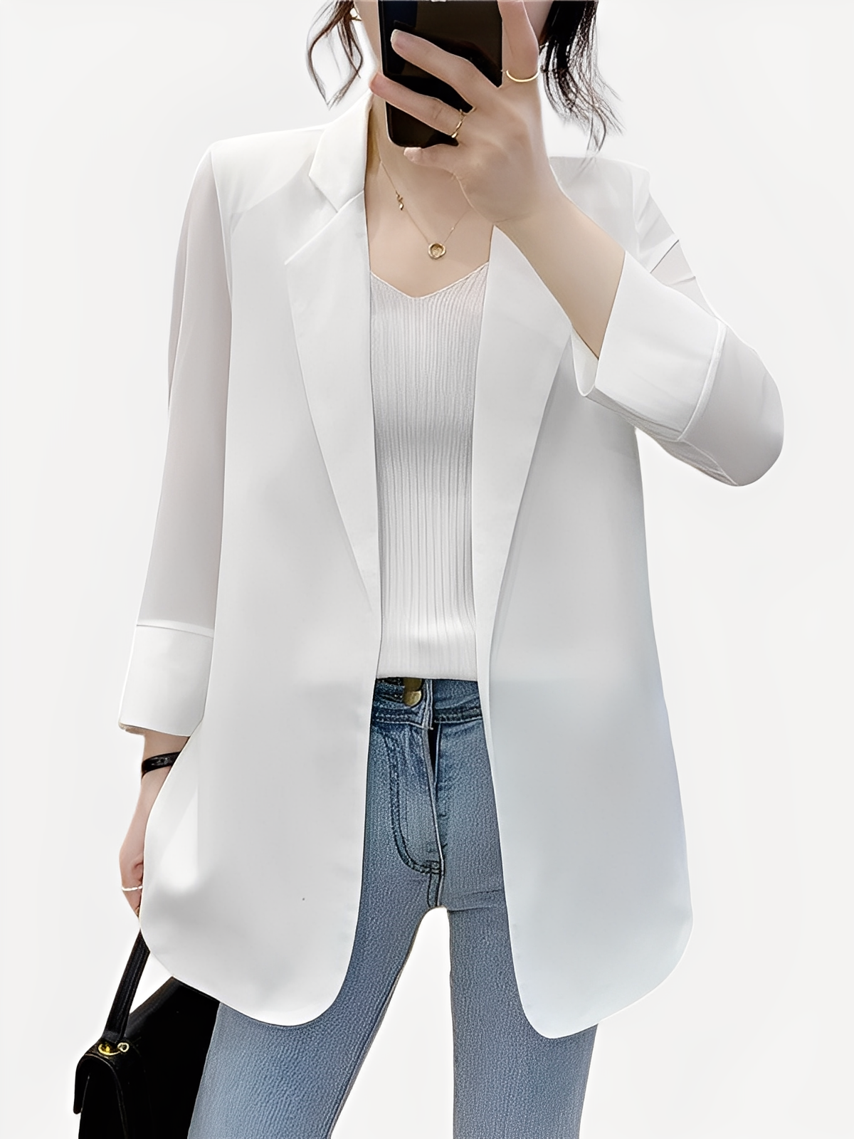 Joselyn - Damenstrickblazer mit edler Struktur