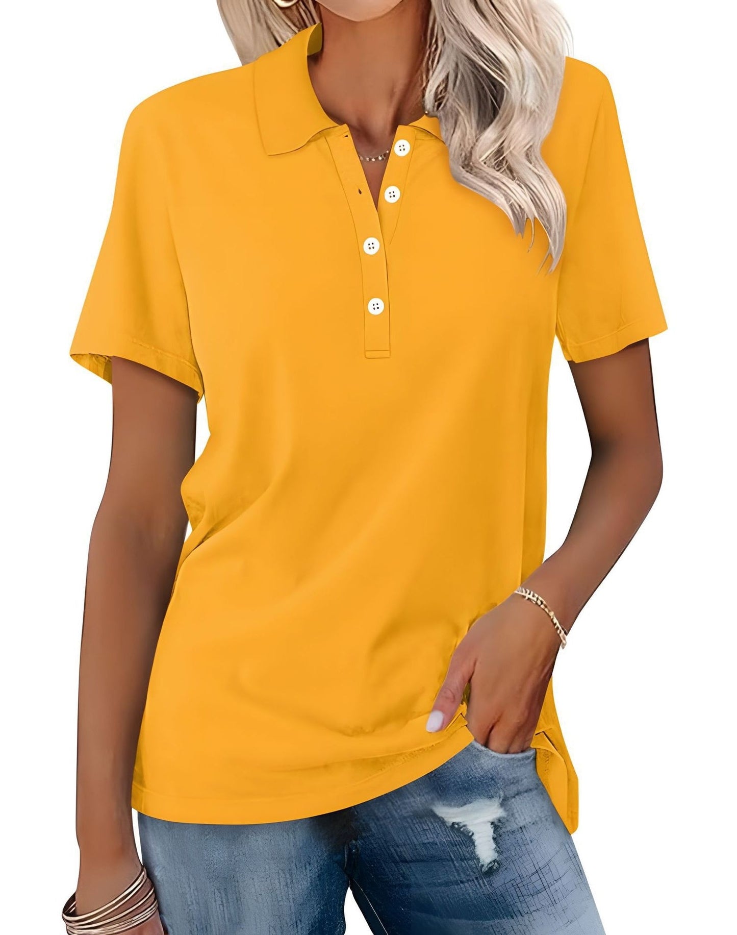 Stella - Bequemes Slim-Fit-Poloshirt für Damen