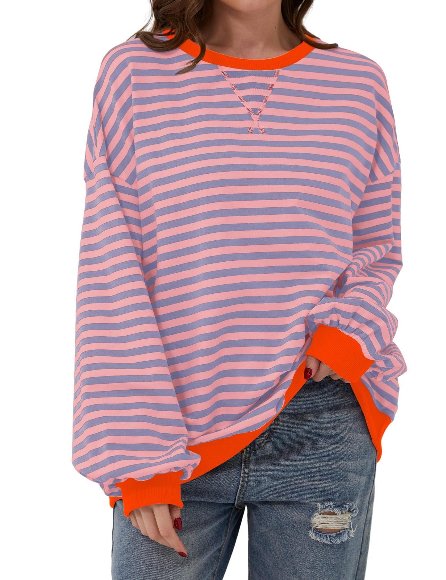 Cordelia - Eleganter, legerer Streifenpullover für Damen