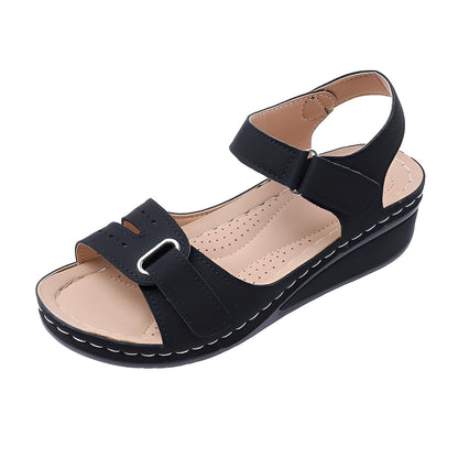 Marissa - Komfortable Damensandalen mit Plateausohle und Riemen