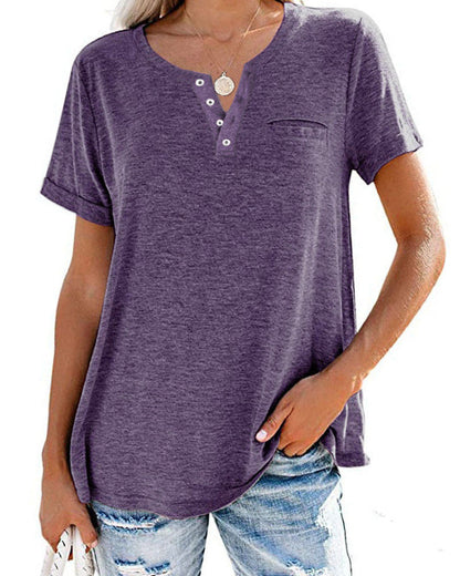 Élodie – Damen T-Shirt mit kurzen Ärmeln